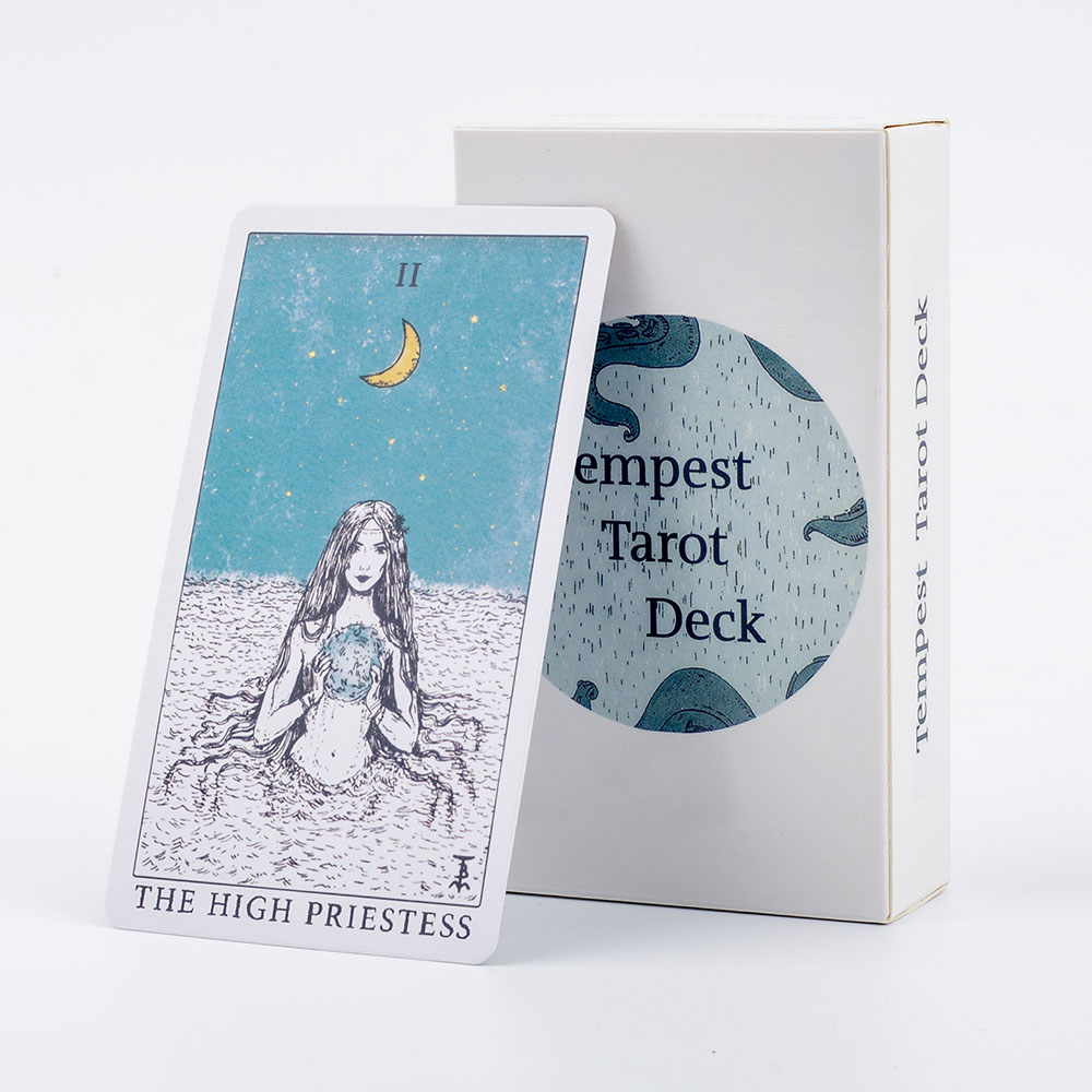 Tarot Cards Deck With Guidebook - Baraja de Tarot Tempest con temática