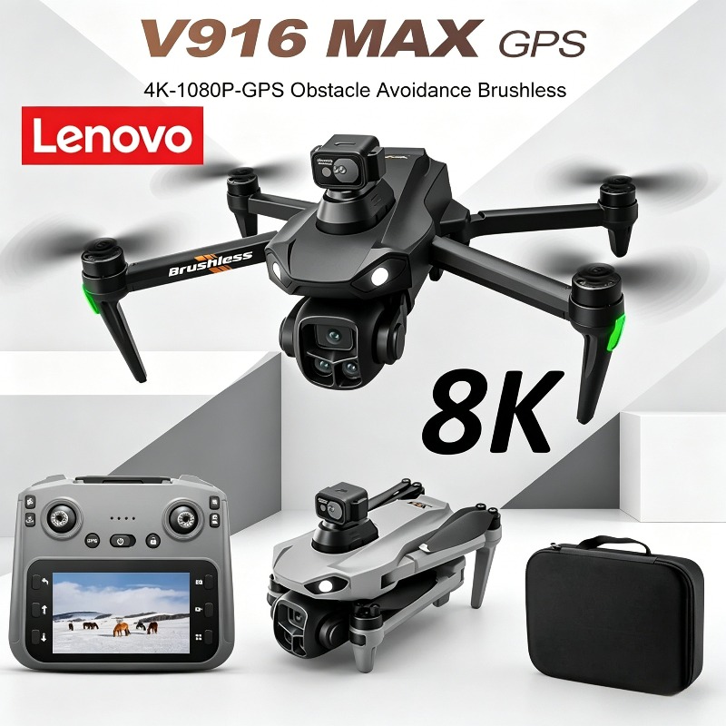 Dron Profesional Lenovo V916MA - Fpv Brushless Rc Drone 4K reseña y precio