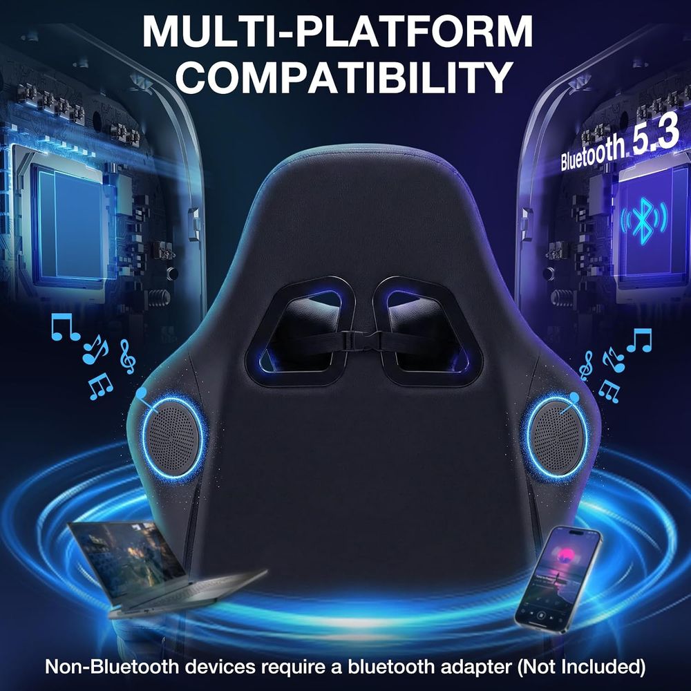 Silla Gaming RGB con Altavoces - Video Games reseña y precio