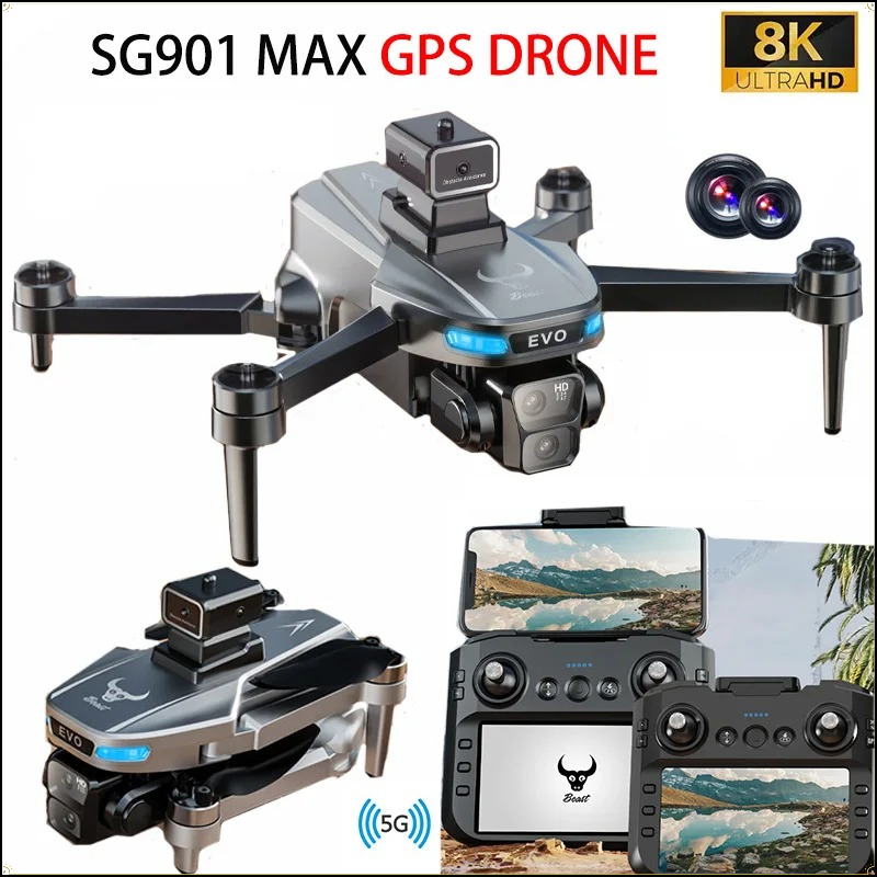 Dron 8K Profesional con GPS, C - Fpv Brushless Rc Drone 4K reseña y precio
