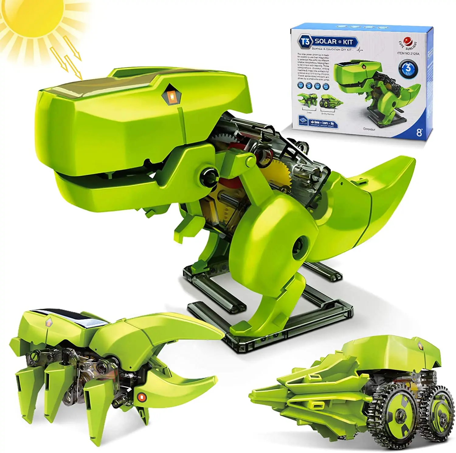 Kits de robots solares, juguet - Stem Solar Robot Kit For Kids reseña y precio