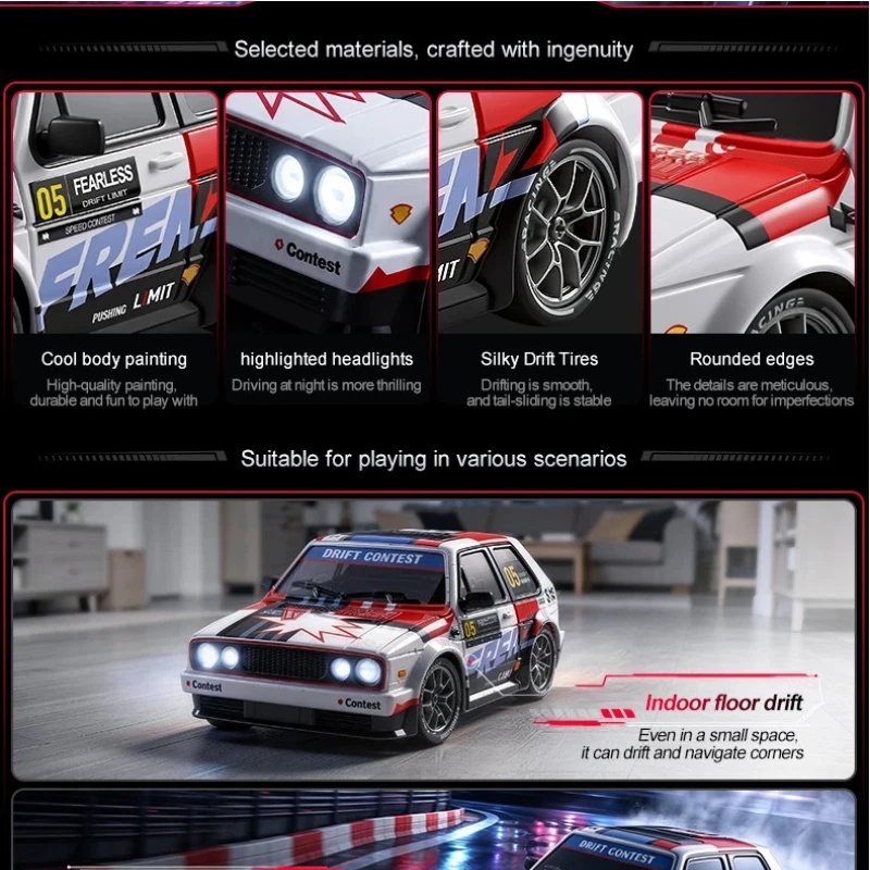 Nuevo Auto de Carreras a Contr - Rc Drift Car 1 24 Scale 4Wd reseña y precio